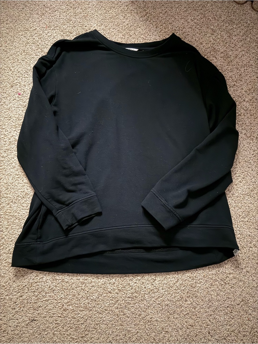 Orvis Black Crewneck Pullover Sweater